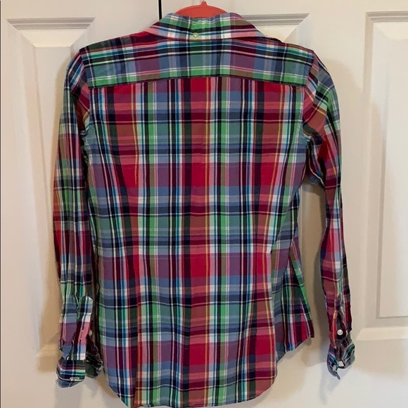 Plaid Ralph Lauren button down - Picture 4 of 7